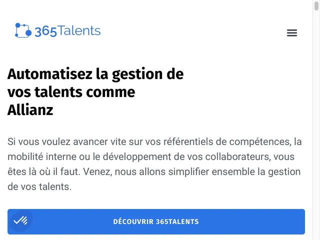 Tarifs 365Talents Avis logiciel de gestion des talents (people analytics)