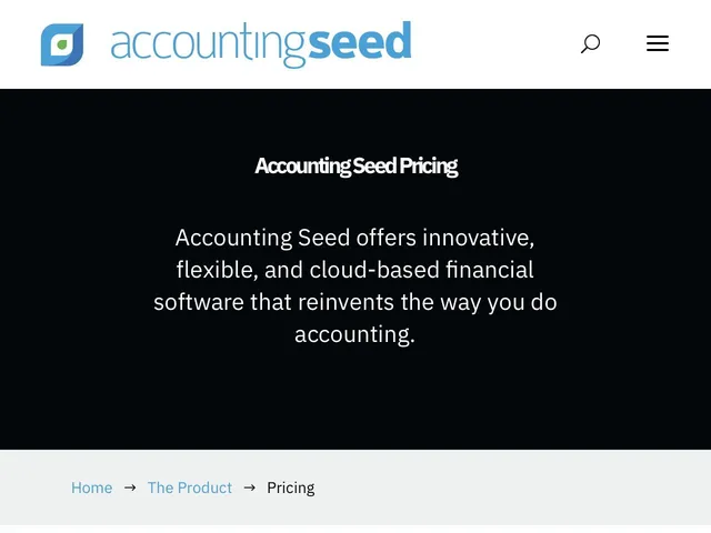 Tarifs Accounting Seed Avis logiciel de comptabilité et livres de comptes