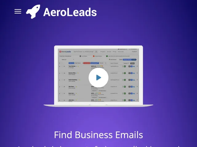 Tarifs AeroLeads Avis logiciel pour trouver des adresses email