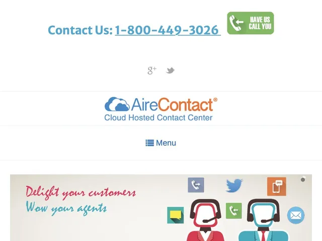Tarifs AireContact Avis logiciel cloud pour call centers - centres d'appels