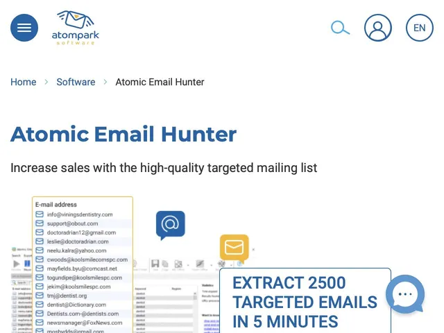 Tarifs Atomic Mail Sender Avis logiciel d'emailing - envoi de newsletters