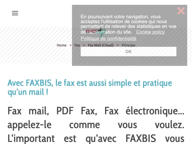 Tarifs FAXBIS Avis logiciel de gestion des fax par internet (eFax)