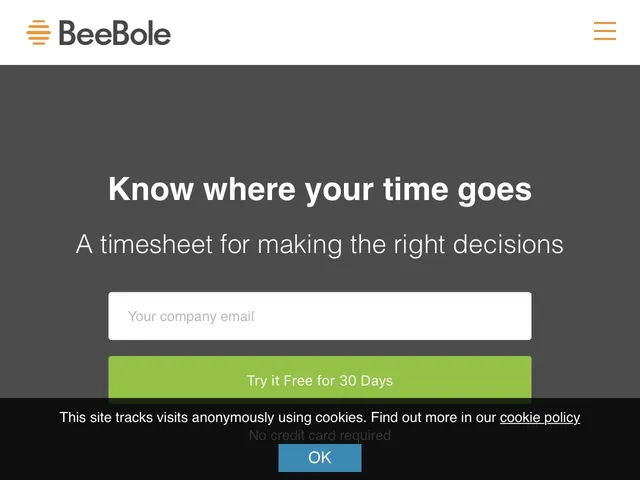 Tarifs BeeBole Timesheet Avis logiciel de gestion des temps