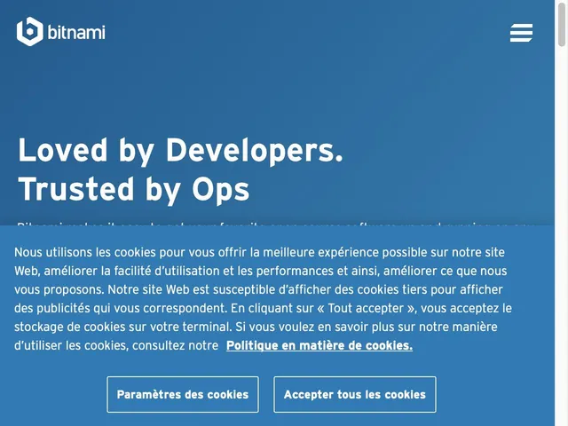 Tarifs BitNami Application Stacks Avis logiciel de Devops