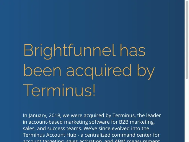 Tarifs BrightFunnel Avis logiciel de marketing des comptes stratégiques