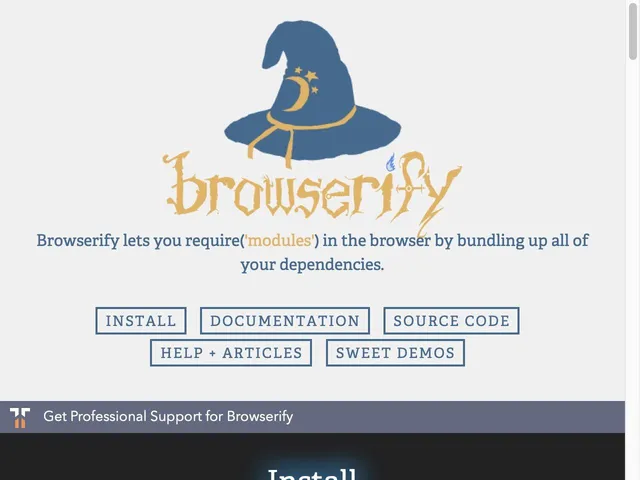 Tarifs Browserify Avis logiciel de gestionnaire de paquets