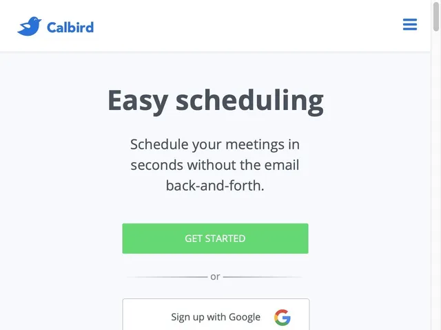 Tarifs Calbird Avis logiciel de gestion d'agendas - calendriers - rendez-vous