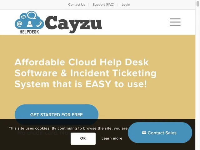 Tarifs Cayzu Avis logiciel de support clients - help desk - SAV
