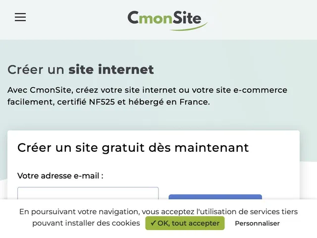 Tarifs Cmonsite.fr Avis CMS - Gestion de contenu Web