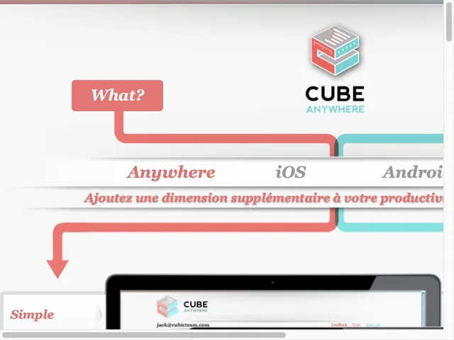Tarifs Cube Anywhere Avis logiciel de gestion de projets