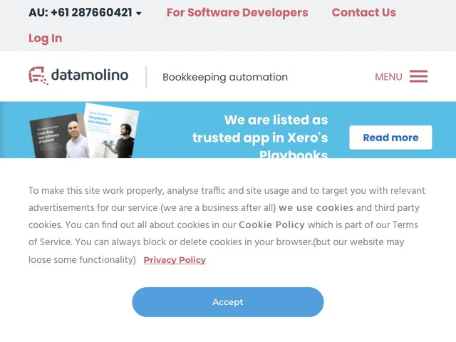 Tarifs Datamolino Avis logiciel de comptabilité et livres de comptes