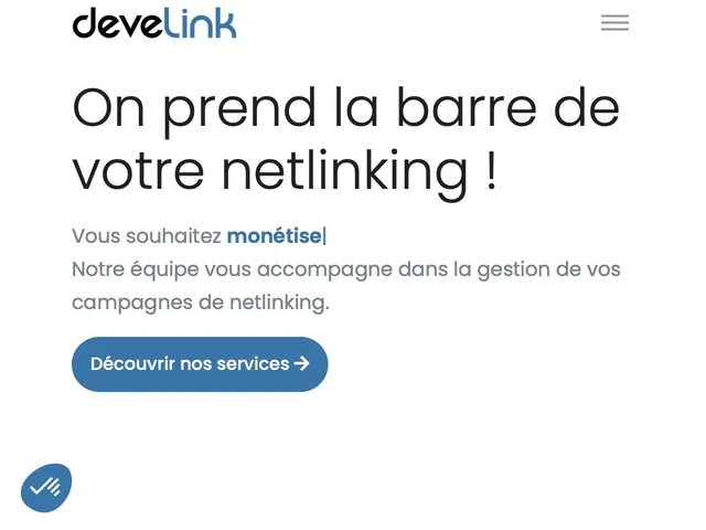 Tarifs Develink Avis logiciel de création de liens (Netlinking backlinks)