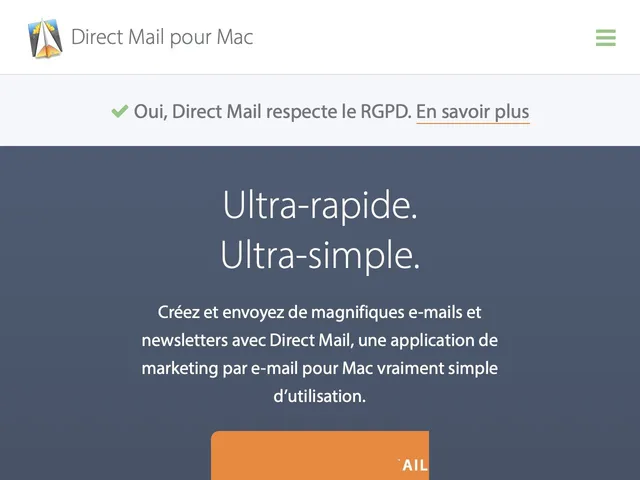 Tarifs Direct Mail Avis logiciel d'emailing - envoi de newsletters