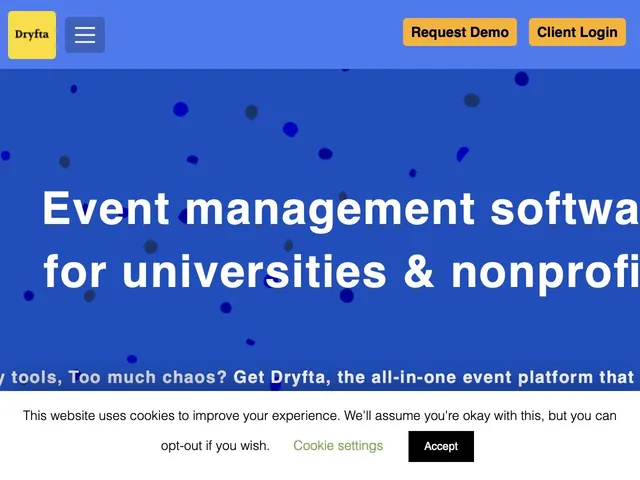 Tarifs Dryfta Avis logiciel d'organisation d'événements