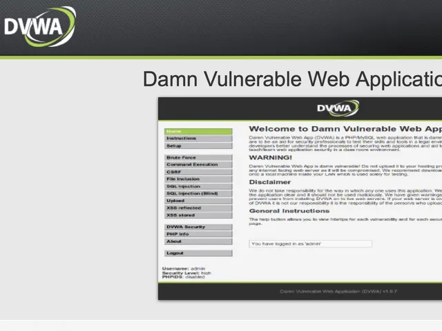 Tarifs Damn Vulnerable Web Application Avis logiciel de Devops