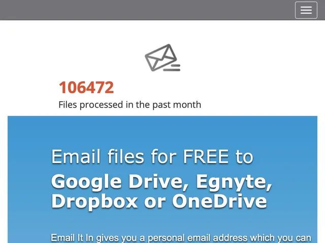 Tarifs Email It In Avis logiciel de partage de fichiers