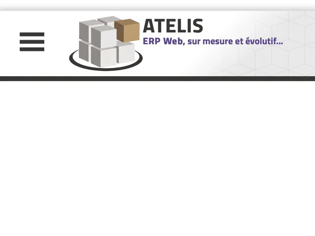 Tarifs Atelis Erp Avis logiciel ERP (Enterprise Resource Planning)