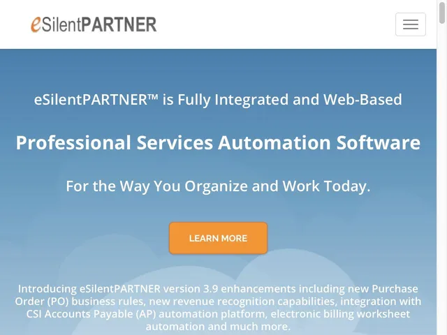 Tarifs eSilentPARTNER Avis logiciel d'automatisation des service professionnels (PSA)
