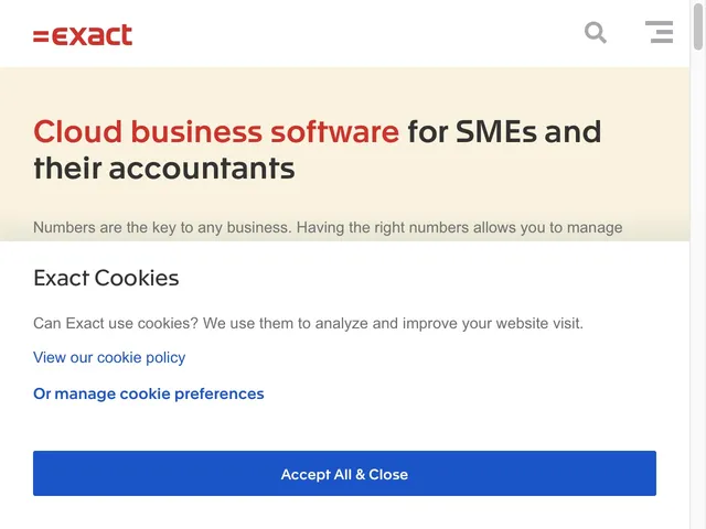 Tarifs Exact Globe Avis logiciel de comptabilité pour les petites entreprises