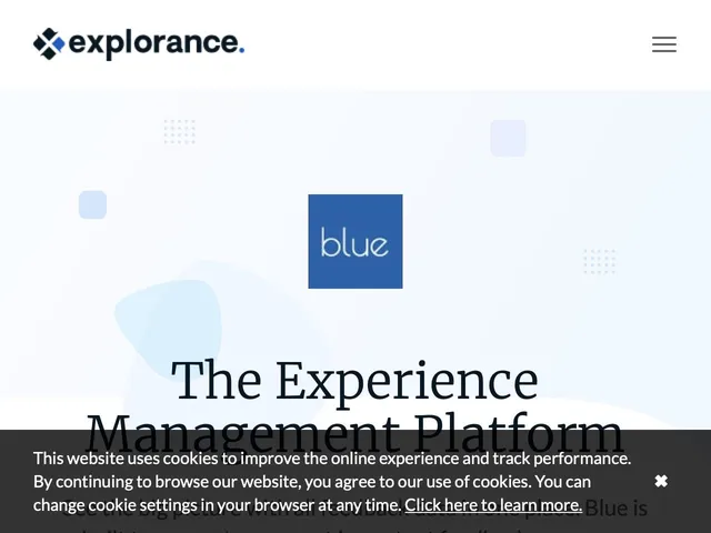 Tarifs eXplorance Blue Avis logiciel Gestion d'administrations