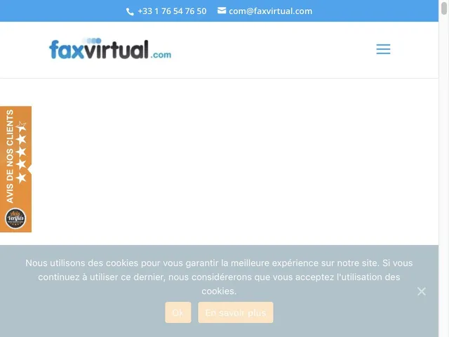 Tarifs Faxvirtual Avis logiciel de gestion des fax par internet (eFax)