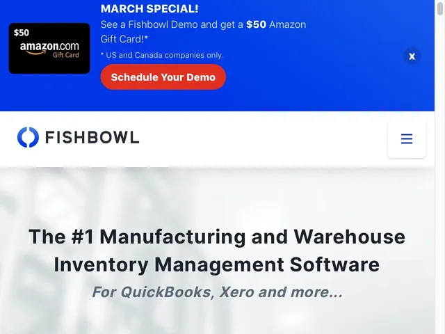 Tarifs Fishbowl Inventory Avis logiciel de gestion d'entrepots (WMS)