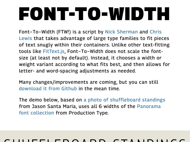 Tarifs Font To Width Avis logiciel de typographie