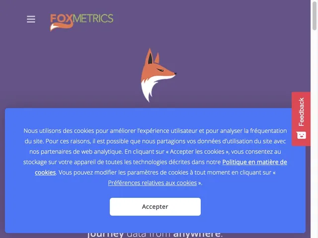 Tarifs Foxmetrics Avis logiciel d'analyse de données