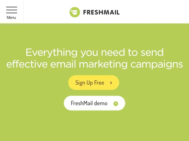 Tarifs FreshMail Avis logiciel de conception d'emails