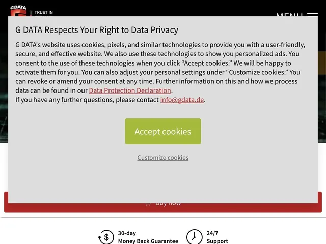 Tarifs G Data InternetSecurity Avis logiciel de Sécurité Informatique