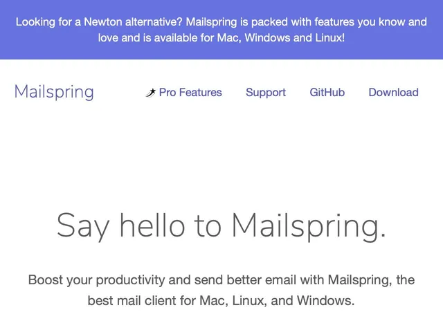 Tarifs Mailspring Avis logiciel Productivité
