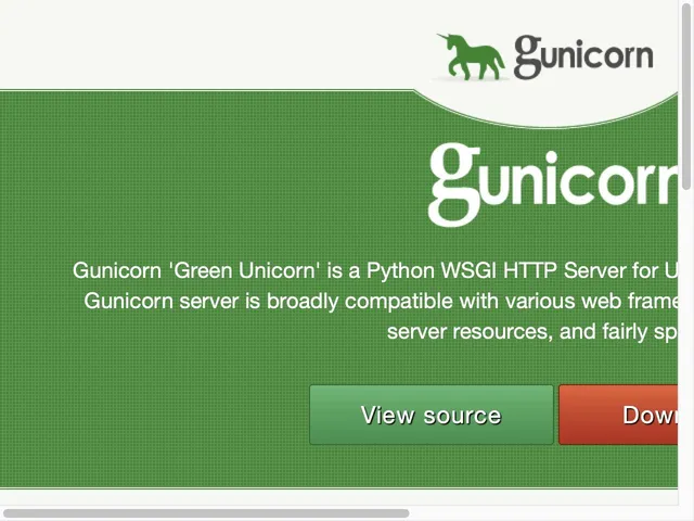 Tarifs Gunicorn Avis serveur web et applications