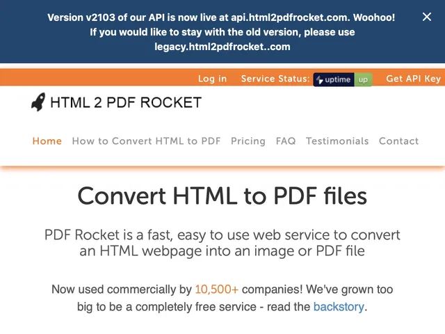 Tarifs HTML2PDF Rocket Avis logiciel pour modifier un PDF - éditer un PDF - lire un PDF