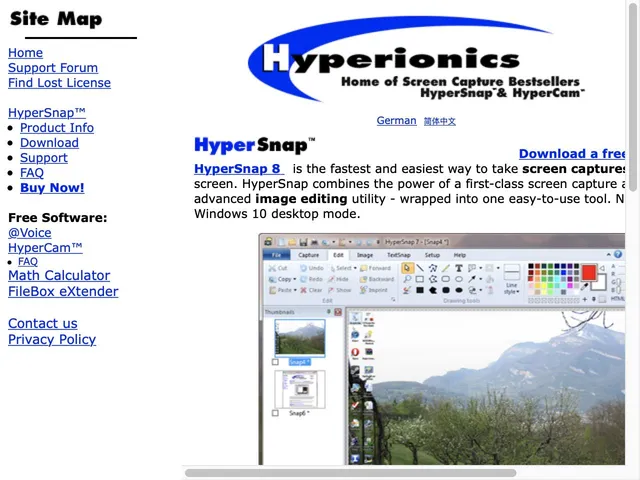 Tarifs Hypercam Avis logiciel de screencast - capture d'écran