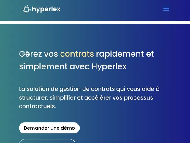 Tarifs Hyperlex Avis logiciel de gestion des contrats