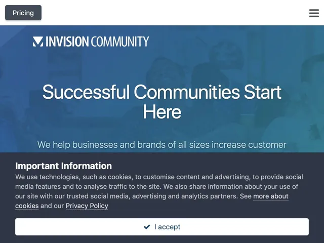 Tarifs Invision Community Avis logiciel de gestion d'une communauté en ligne (Community Management)