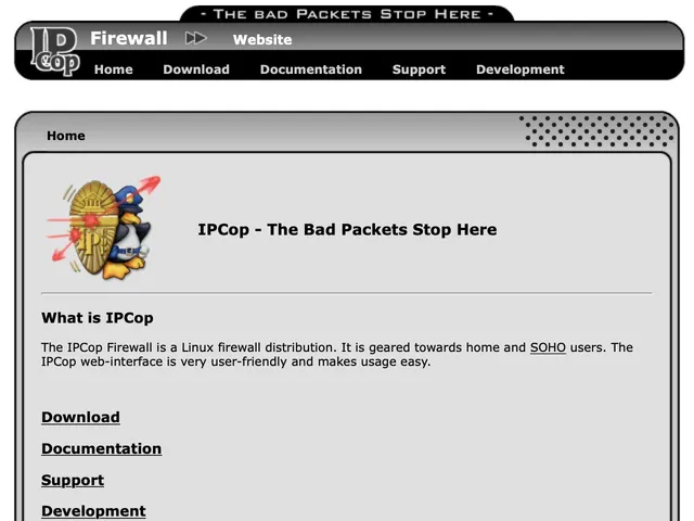 Tarifs IPCop Avis logiciel de pare feu (firewall)