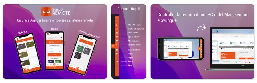 iperius remote applications mobiles