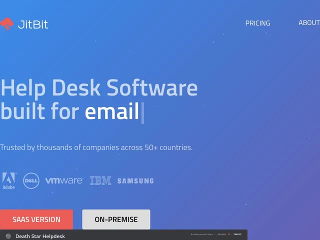 Tarifs Jitbit Helpdesk Avis logiciel de support clients - help desk - SAV