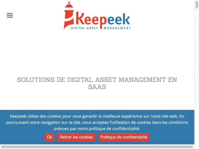 Tarifs Keepeek Avis logiciel de gestion des actifs numériques (DAM - Digital Asset Management)