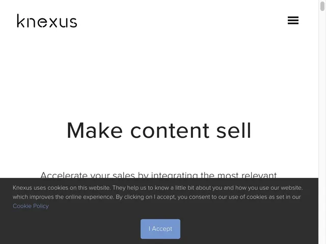 Tarifs Knexus Avis logiciel de marketing de contenu (content marketing)