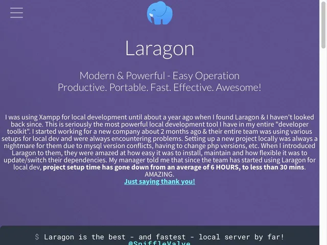 Tarifs Laragon Avis logiciel de Devops