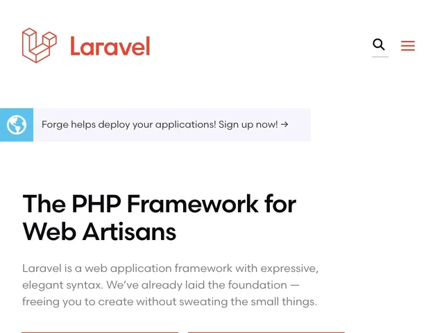 Tarifs Laravel Avis framework web