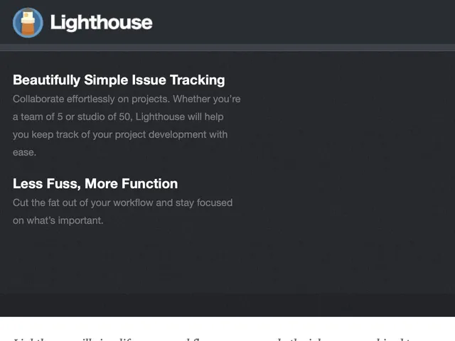 Tarifs Lighthouse Avis logiciel de recherche de bugs (Bugs Tracking)