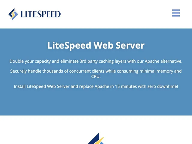 Tarifs LiteSpeed Web Server Avis serveur web et applications