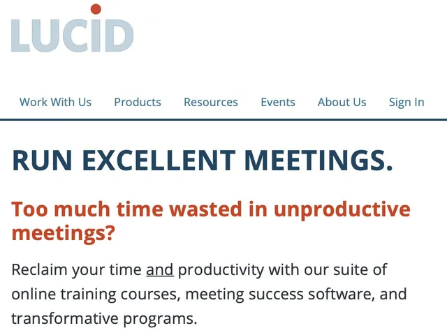 Tarifs Lucid Meetings Avis logiciel de gestion des réunions