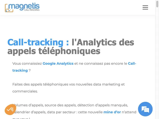 Tarifs Magnetis - call-tracking Avis logiciel Opérations de l'Entreprise