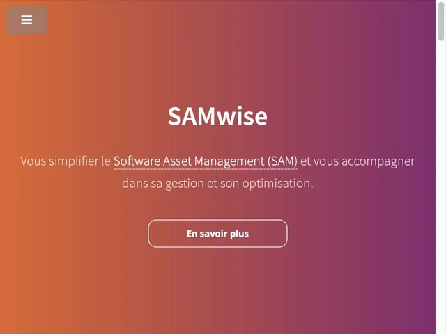 Tarifs SAMwise Avis logiciel de marketing digital