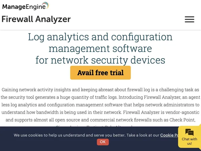 Tarifs ManageEngine NetFlow Analyzer Avis logiciel de surveillance du réseau informatique