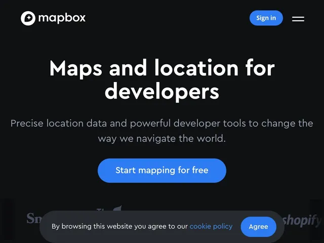 Tarifs Mapbox Avis logiciel de cartes - graphiques - diagrammes